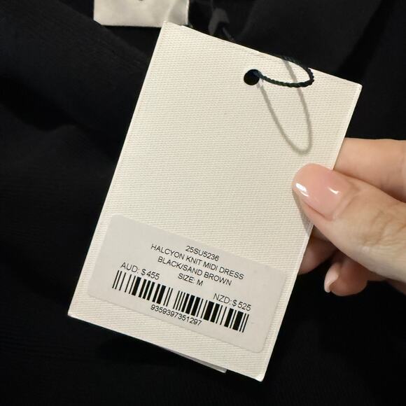 New Aje Halcyon Knit Midi Dress - Picture 4 of 5